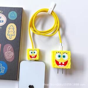 SpongeBob SquarePants iPhone Charger Cable Protectors P47